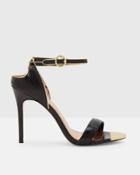 Ted Baker Cut-out Back Suede Heeled Sandals