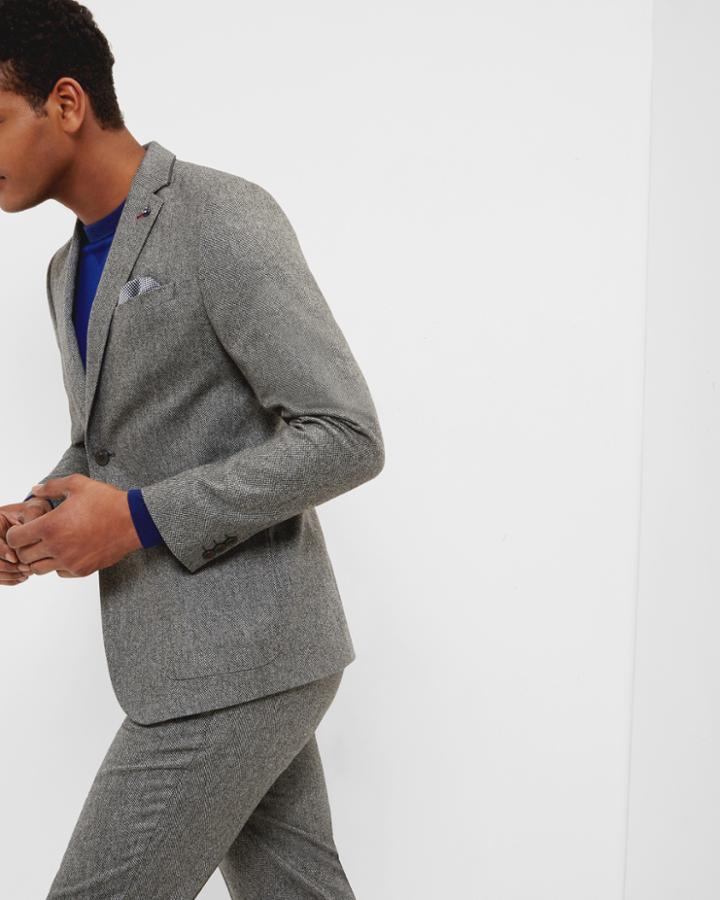 Ted Baker Herringbone Wool Jacket