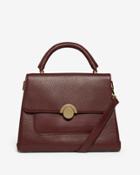 Ted Baker Large Circle Clasp Leather Tote Bag