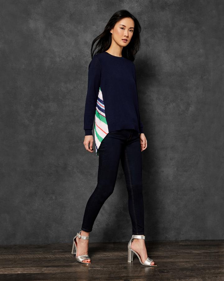 Ted Baker Bay Of Honour Pleat Back Jumper