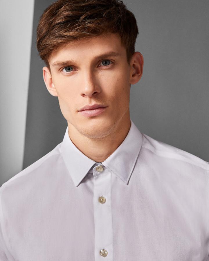Ted Baker Phormal Tonal Print Cotton Shirt