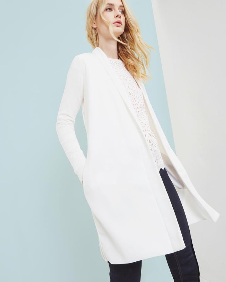 Ted Baker Longline Fine Knit Wrap Cardigan