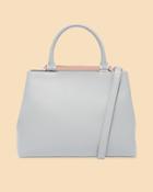 Ted Baker Pearl Handle Large Leather Tote Bag Mid