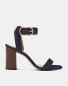 Ted Baker Block Heel Ankle Strap Shoe