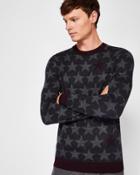 Ted Baker Star Motif Wool-blend Sweater