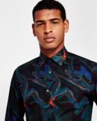 Ted Baker Marble Print Cotton Shirt