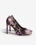 Ted Baker Printed Leather Court Shoes Mid