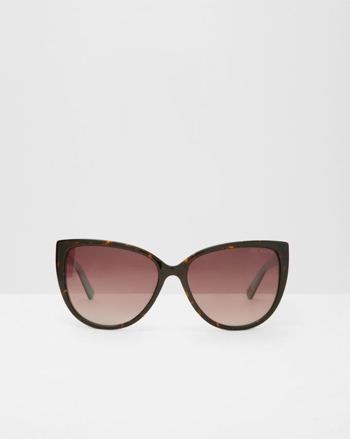 Ted Baker Cat-eye Two-tone Sunglasses Tortoise Shell