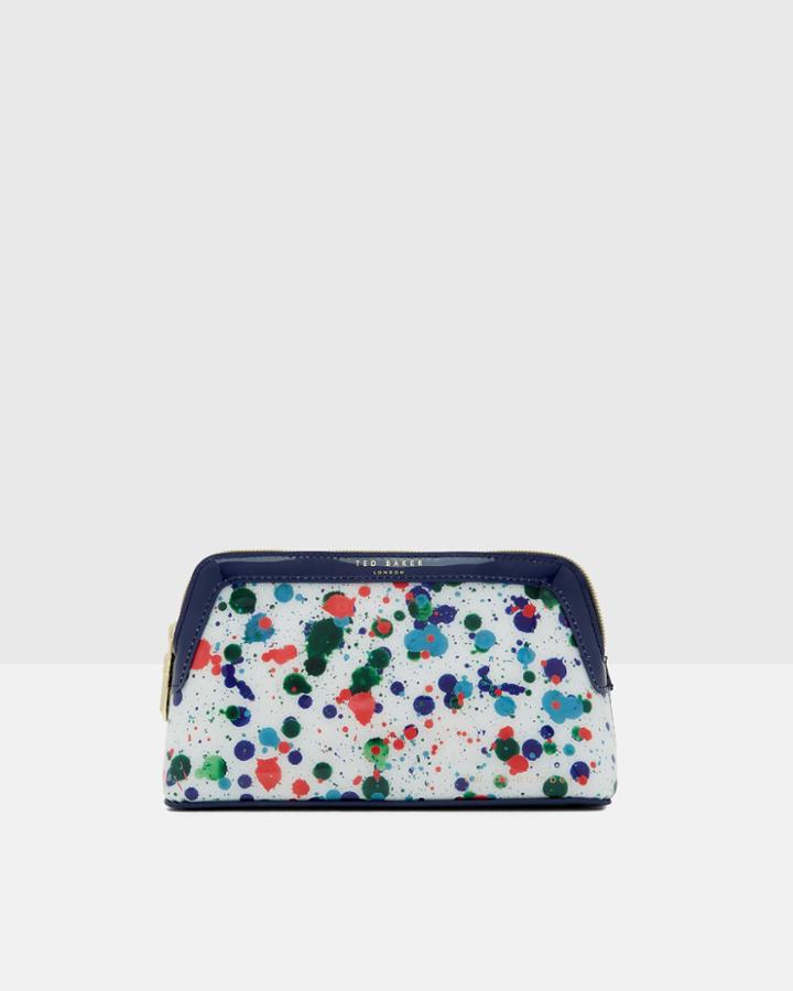Ted Baker Paint Splash Small Wash Bag Ivory