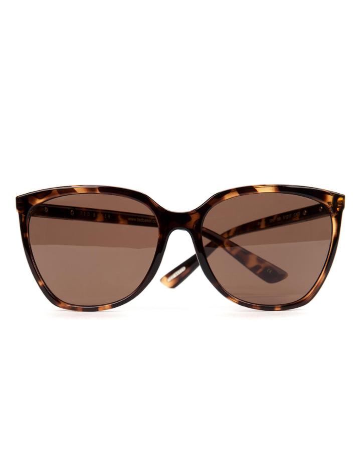 Ted Baker Oversized Sunglasses Tortoise Shell