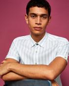 Ted Baker Vertical Stripe Cotton-blend Shirt