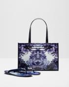 Ted Baker Persian Flip Flop And Shopper Bag Set Navy