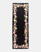 Ted Baker Blossom Long Silk Scarf Black