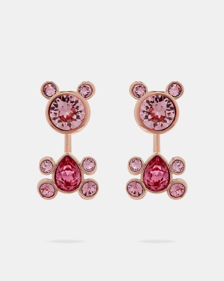 Ted Baker Crystal Bear Earrings