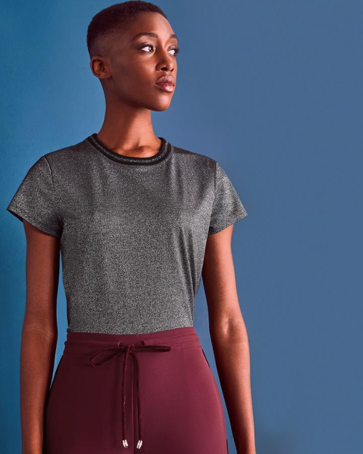 Ted Baker Glitter Lurex T-shirt