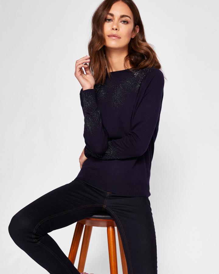 Ted Baker Stardust Stud-embellished Sweater