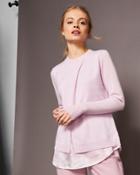 Ted Baker Silk And Cashmere Shirt Sweater