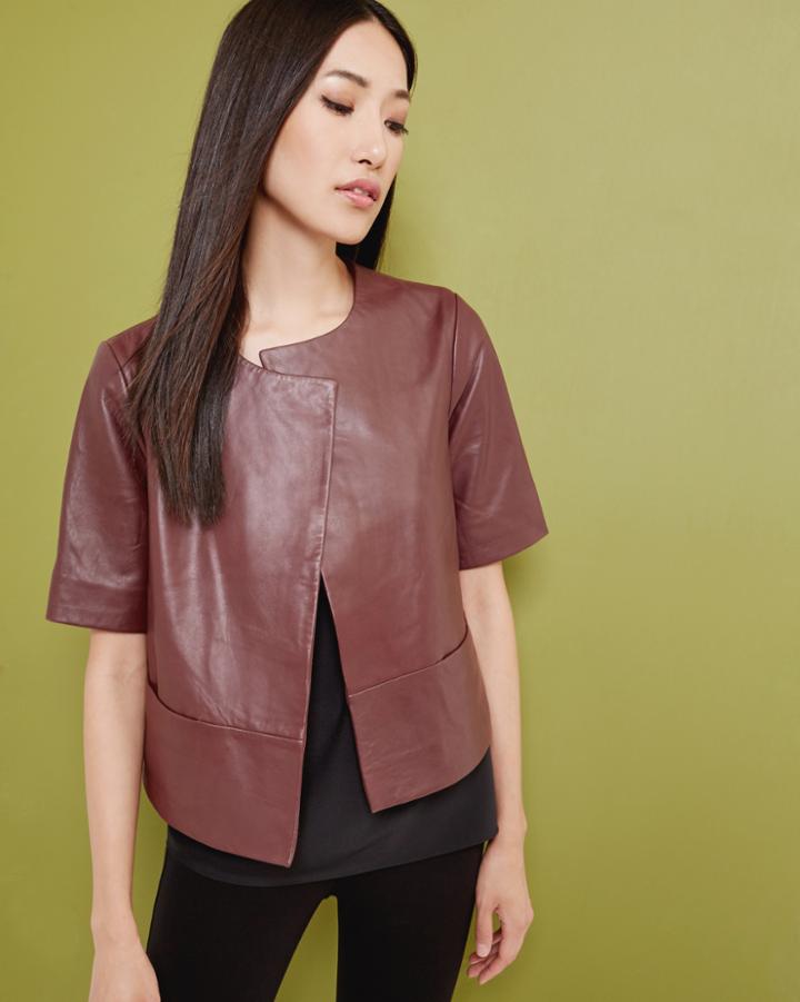 Ted Baker Short Leather Jacket