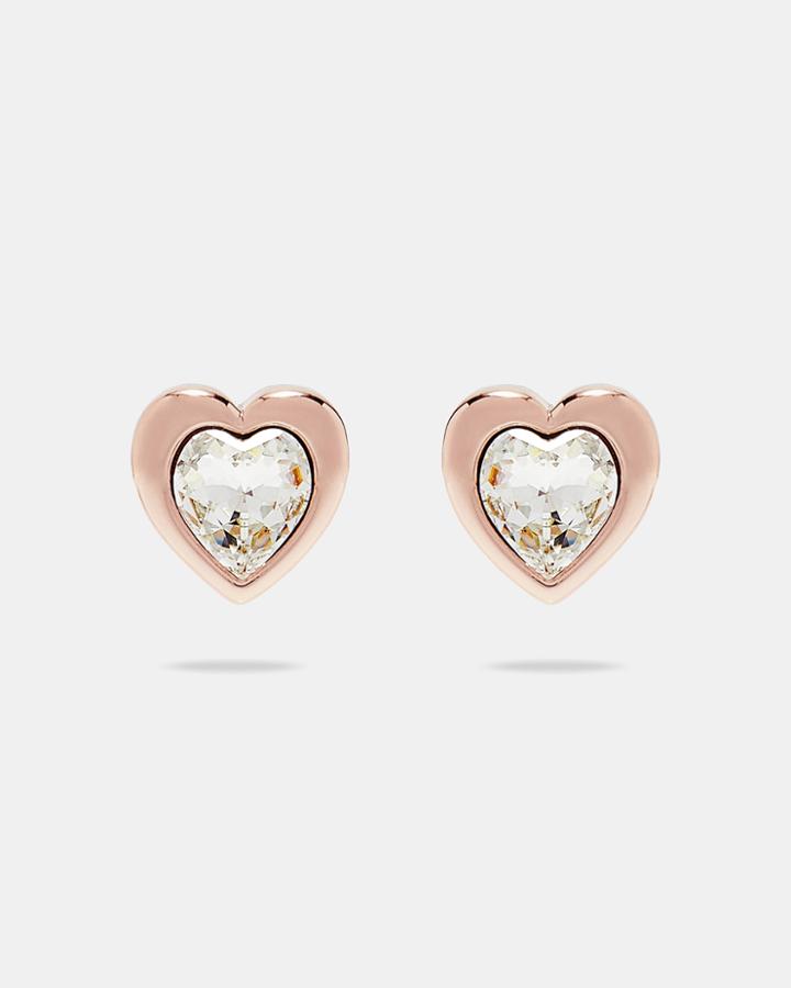 Ted Baker Crystal Heart Earrings