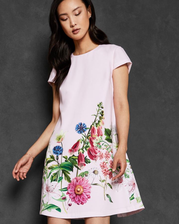 Ted Baker Florence Print Swing Dress