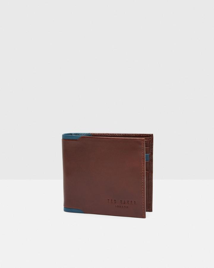 Ted Baker Two-tone Leather Bi-fold Wallet