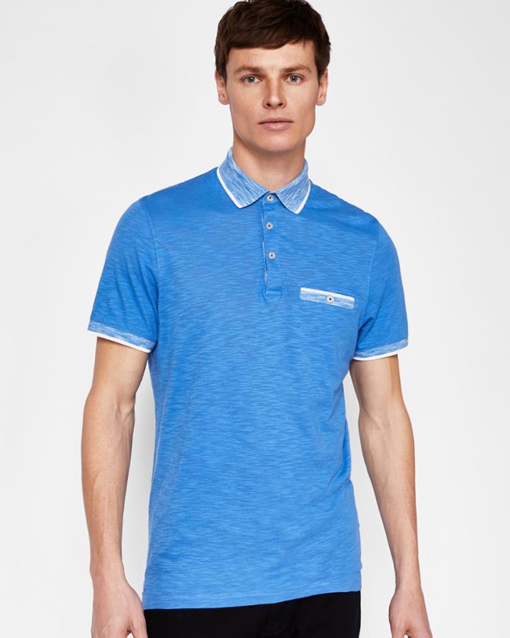 Ted Baker Space Dye Collar Polo Shirt
