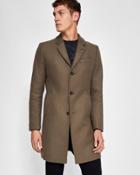 Ted Baker Wool-blend Overcoat