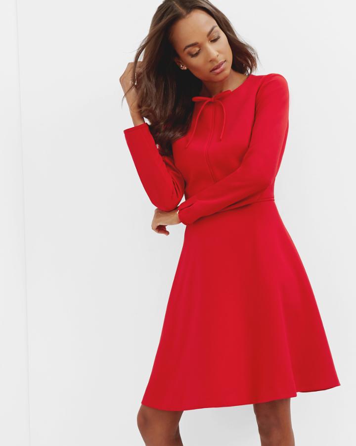 Ted Baker Bow Detail Midi Dress