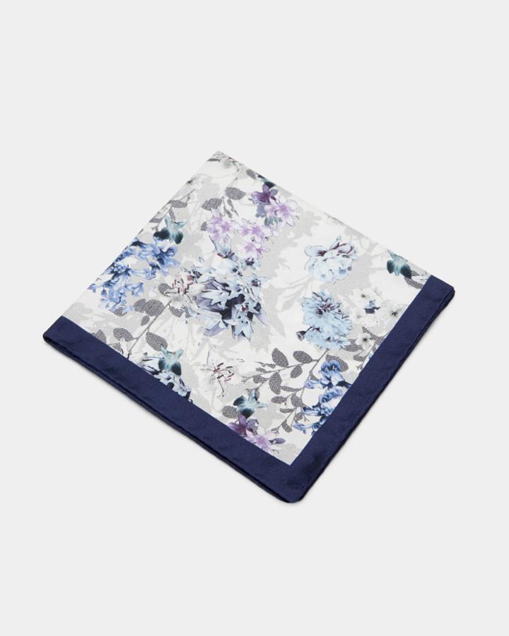 Ted Baker Floral Silk Pocket Square
