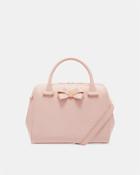Ted Baker Bow Detail Small Leather Bowler Bag