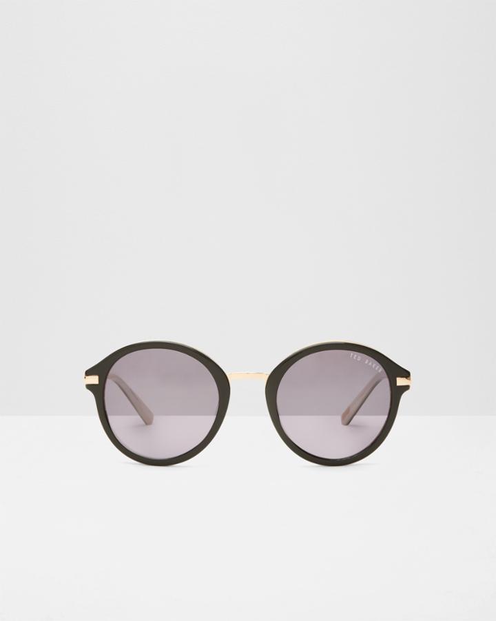 Ted Baker Metal Detail Round Sunglasses