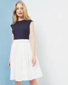 Ted Baker Bow Detail Two-tone Dress