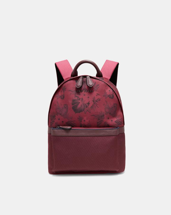 Ted Baker Tropical Print Backpack