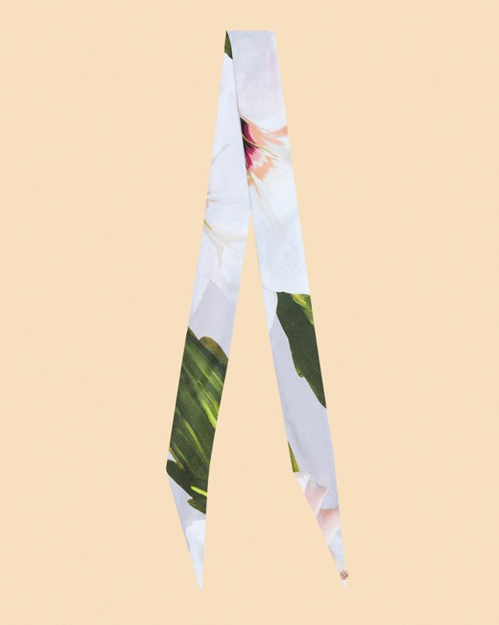 Ted Baker Chatsworth Bloom Slim Skinny Scarf Mid