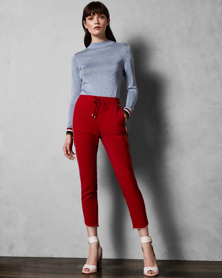 Ted Baker Striped Rib Lurex Jumper