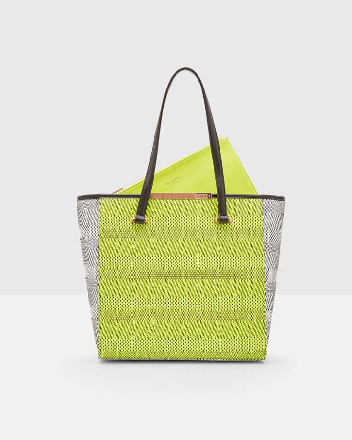 Ted Baker Woven Geo Design Large Shopper Bag