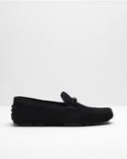 Ted Baker Braided Trim Suede Driving Loafers