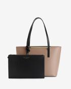 Ted Baker Small Colour Block Leather Shopper Bag