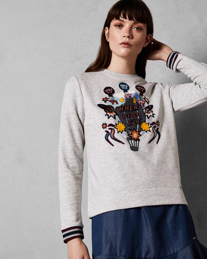 Ted Baker When Pigs Fly Jumper