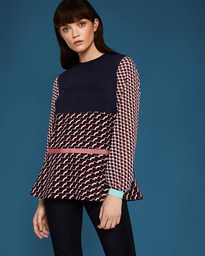 Ted Baker Woven Print Top