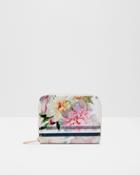 Ted Baker Painted Posie Leather Mini Wallet
