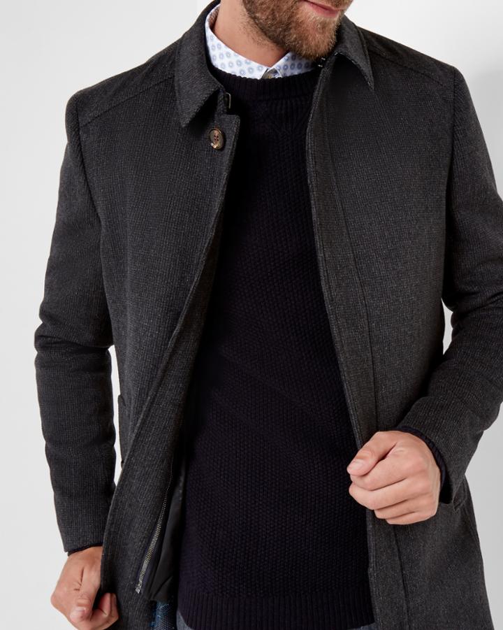 Ted Baker Overcoat And Quilted Gillet