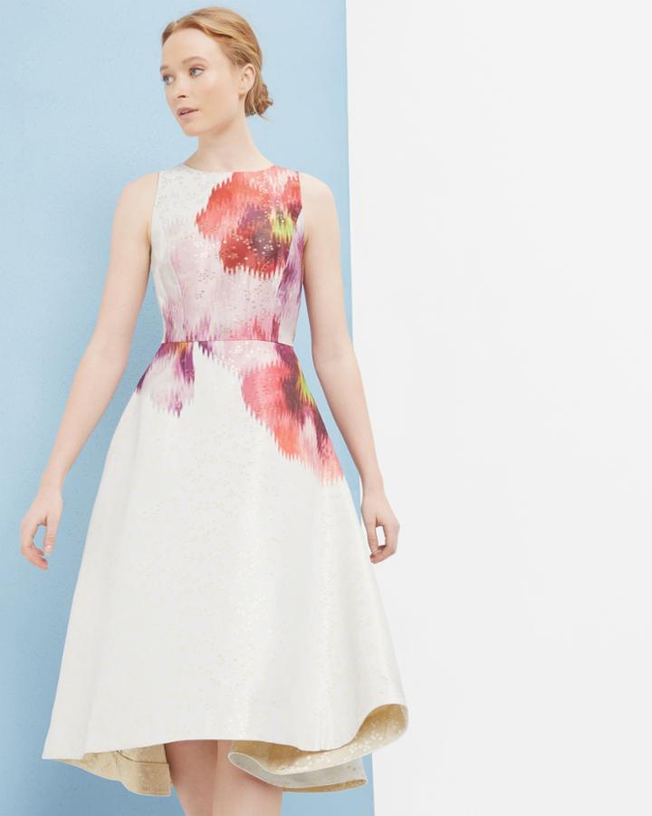 Ted Baker Expressive Pansy Jacquard Dress