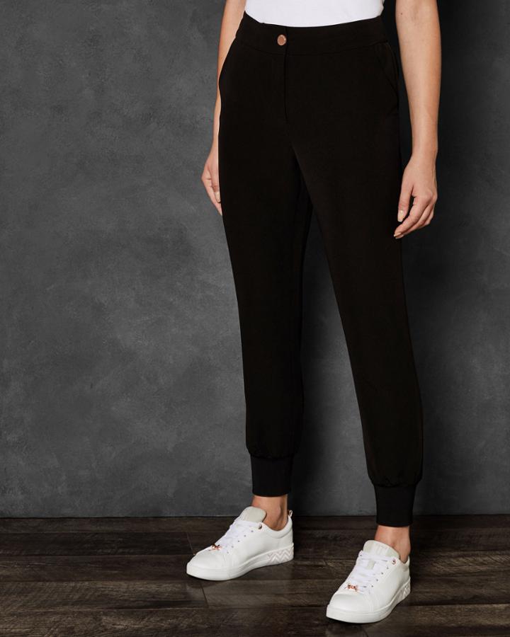 Ted Baker Ribbed Cuff Relaxed Trousers