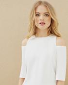 Ted Baker Cut Out Shoulder Top