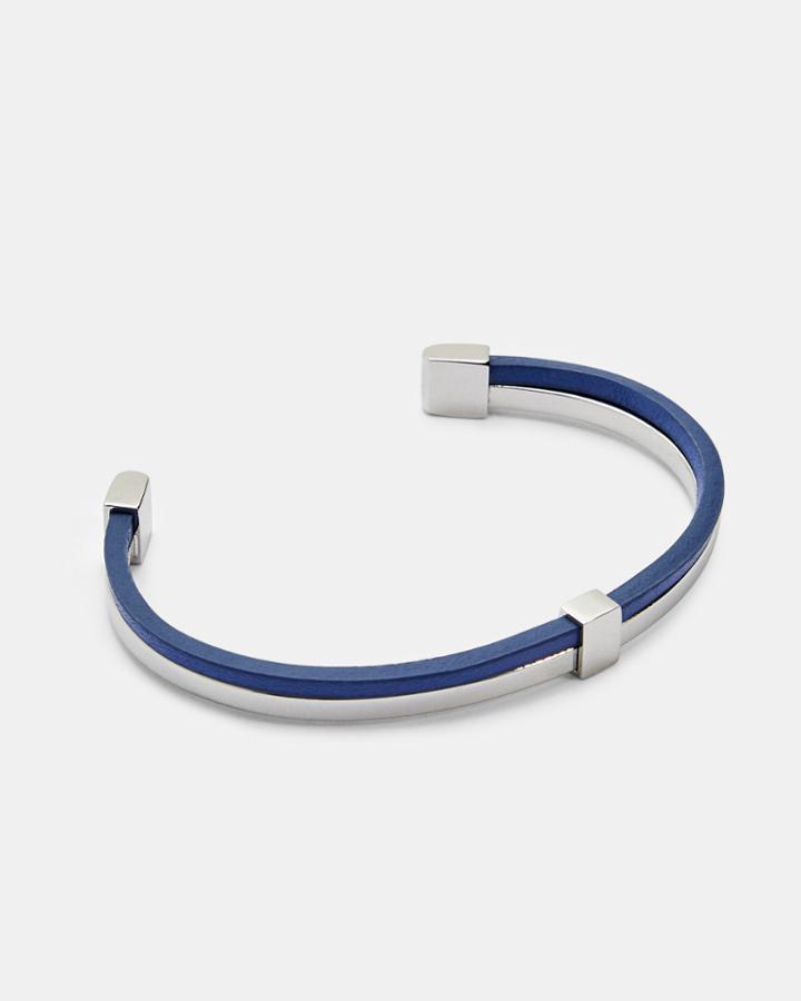 Ted Baker Metal And Leather Bangle