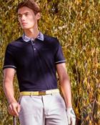 Ted Baker Printed Collar Golf Polo Shirt