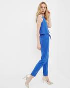 Ted Baker Layered Detail Textured Jumpsuit