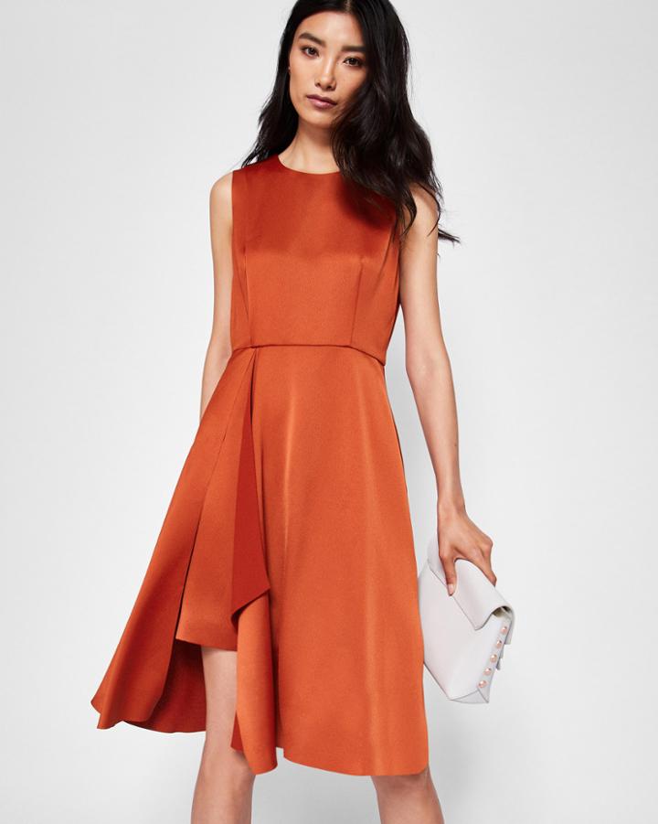 Ted Baker Front Fold Pleated Dress