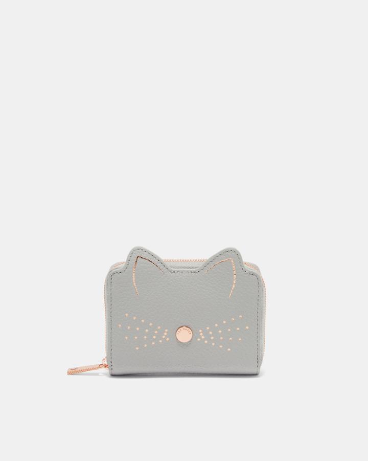 Ted Baker Cat Whiskers Small Leather Zip Purse